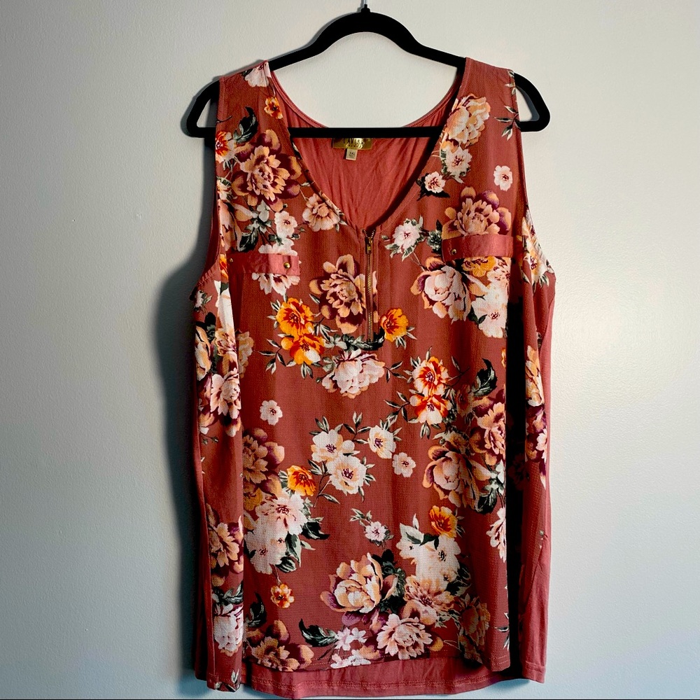 Floral Tank Blouse